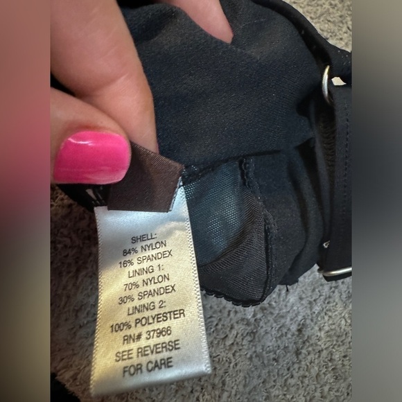 Dana Buchman Slimming One Piece Swim Suit Size 12 NWT - Picture 9 of 11